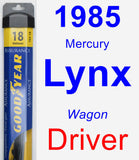 Driver Wiper Blade for 1985 Mercury Lynx - Assurance