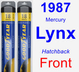 Front Wiper Blade Pack for 1987 Mercury Lynx - Assurance