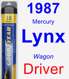 Driver Wiper Blade for 1987 Mercury Lynx - Assurance