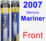 Front Wiper Blade Pack for 2007 Mercury Mariner - Assurance