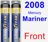 Front Wiper Blade Pack for 2008 Mercury Mariner - Assurance