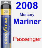 Passenger Wiper Blade for 2008 Mercury Mariner - Assurance