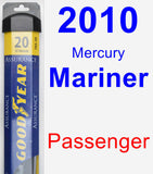 Passenger Wiper Blade for 2010 Mercury Mariner - Assurance