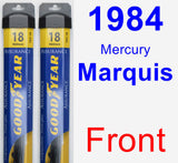 Front Wiper Blade Pack for 1984 Mercury Marquis - Assurance