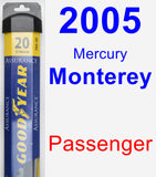 Passenger Wiper Blade for 2005 Mercury Monterey - Assurance