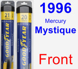 Front Wiper Blade Pack for 1996 Mercury Mystique - Assurance