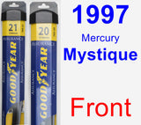 Front Wiper Blade Pack for 1997 Mercury Mystique - Assurance