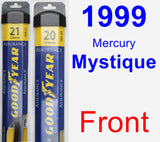 Front Wiper Blade Pack for 1999 Mercury Mystique - Assurance