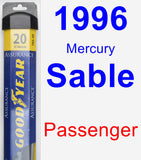 Passenger Wiper Blade for 1996 Mercury Sable - Assurance