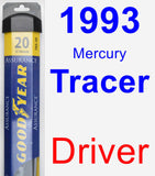 Driver Wiper Blade for 1993 Mercury Tracer - Assurance