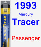 Passenger Wiper Blade for 1993 Mercury Tracer - Assurance