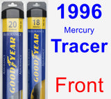 Front Wiper Blade Pack for 1996 Mercury Tracer - Assurance