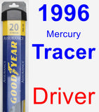 Driver Wiper Blade for 1996 Mercury Tracer - Assurance