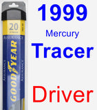 Driver Wiper Blade for 1999 Mercury Tracer - Assurance