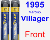 Front Wiper Blade Pack for 1995 Mercury Villager - Assurance