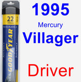 Driver Wiper Blade for 1995 Mercury Villager - Assurance