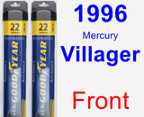 Front Wiper Blade Pack for 1996 Mercury Villager - Assurance