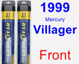 Front Wiper Blade Pack for 1999 Mercury Villager - Assurance