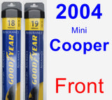 Front Wiper Blade Pack for 2004 Mini Cooper - Assurance