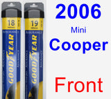 Front Wiper Blade Pack for 2006 Mini Cooper - Assurance