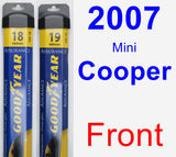 Front Wiper Blade Pack for 2007 Mini Cooper - Assurance