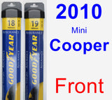 Front Wiper Blade Pack for 2010 Mini Cooper - Assurance