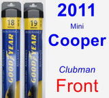 Front Wiper Blade Pack for 2011 Mini Cooper - Assurance