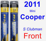 Front Wiper Blade Pack for 2011 Mini Cooper - Assurance