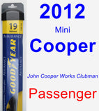 Passenger Wiper Blade for 2012 Mini Cooper - Assurance