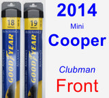 Front Wiper Blade Pack for 2014 Mini Cooper - Assurance