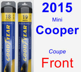 Front Wiper Blade Pack for 2015 Mini Cooper - Assurance