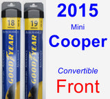 Front Wiper Blade Pack for 2015 Mini Cooper - Assurance