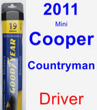 Driver Wiper Blade for 2011 Mini Cooper Countryman - Assurance