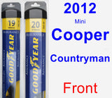 Front Wiper Blade Pack for 2012 Mini Cooper Countryman - Assurance