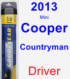 Driver Wiper Blade for 2013 Mini Cooper Countryman - Assurance