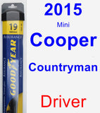 Driver Wiper Blade for 2015 Mini Cooper Countryman - Assurance