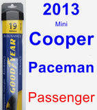 Passenger Wiper Blade for 2013 Mini Cooper Paceman - Assurance