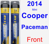 Front Wiper Blade Pack for 2014 Mini Cooper Paceman - Assurance