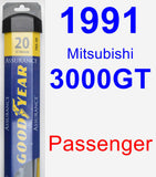 Passenger Wiper Blade for 1991 Mitsubishi 3000GT - Assurance