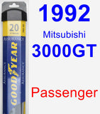 Passenger Wiper Blade for 1992 Mitsubishi 3000GT - Assurance