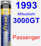 Passenger Wiper Blade for 1993 Mitsubishi 3000GT - Assurance