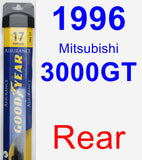 Rear Wiper Blade for 1996 Mitsubishi 3000GT - Assurance