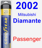 Passenger Wiper Blade for 2002 Mitsubishi Diamante - Assurance