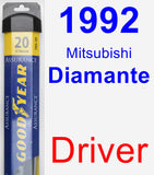 Driver Wiper Blade for 1992 Mitsubishi Diamante - Assurance