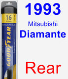 Rear Wiper Blade for 1993 Mitsubishi Diamante - Assurance