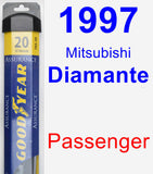 Passenger Wiper Blade for 1997 Mitsubishi Diamante - Assurance