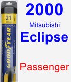 Passenger Wiper Blade for 2000 Mitsubishi Eclipse - Assurance