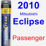 Passenger Wiper Blade for 2010 Mitsubishi Eclipse - Assurance