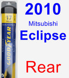 Rear Wiper Blade for 2010 Mitsubishi Eclipse - Assurance