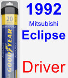 Driver Wiper Blade for 1992 Mitsubishi Eclipse - Assurance